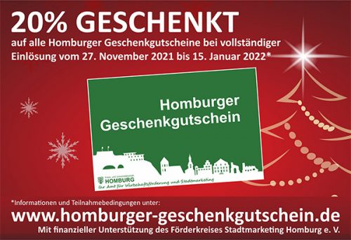 Homburg-Geschenkgutschein